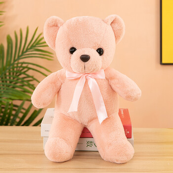 【官方精品】高档品质七彩小熊毛绒玩具公仔娃娃小熊泰迪熊彩色小熊