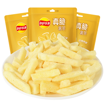 真脆薯条袋装原味马铃薯片薯条土豆条膨化小零食小吃休闲食品原味90克