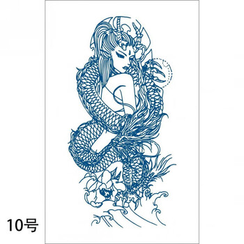 桑雀半臂草本果汁半纹身贴男女防水仿真社会不反光花臂花腿纹身贴