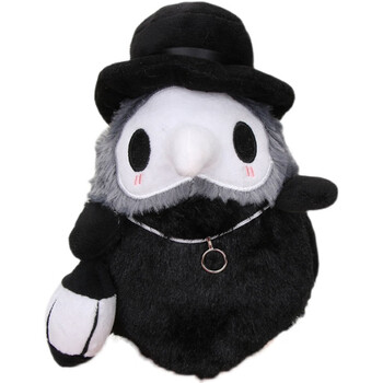 麦铁伦瘟疫医生049安抚玩偶鸟嘴娃娃基金会夜光毛绒玩具系乌鸦公仔