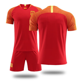 中国队足球服国足球衣足球服套装男女足黑龙国家队球衣足球训练服