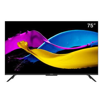 康佳电视75g5u75英寸超清电视机4k网络智能投屏液晶全面屏75英寸黑色