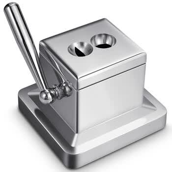 茄龙(cigarloong)雪茄剪不锈钢台式开孔器锋利刀刃v型切口雪茄剪刀 v