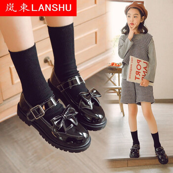 女童舞蹈鞋512岁女孩6日系jk鞋子8演出9女童舞蹈鞋小皮鞋学生7单鞋