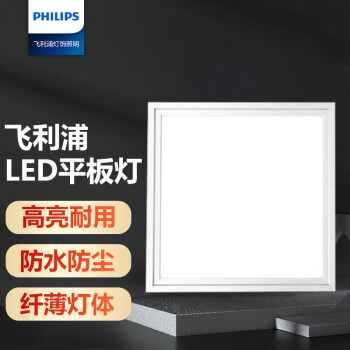 飞利浦（PHILIPS）LED灯盘平板灯/面板灯 龙骨吊顶/悬吊600*600 冷光6500K  RC091V 