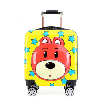 卡通小黄人儿童行李箱拉杆箱小熊小黄鸭密码箱18寸20寸登机旅行箱子