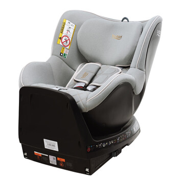 宝得适宝得适安全座椅isize双面骑士plus04岁360旋转汽车用北欧灰双面