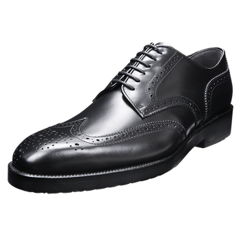 regal丽格正装洛克雕花办公室系带耐磨男士皮鞋t26c b(黑色) 40