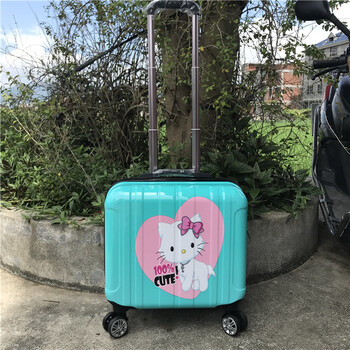 (onnaisi)14吋春秋航空登机箱男女16吋高铁乘务员行李箱空姐手提小