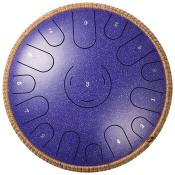 阿萨斯ass 空灵鼓 阿萨斯空灵鼓15音14寸钛钢合金成人初学者钢舌鼓打击乐器手碟鼓节日礼品生日礼物钛钢款斑点紫 行情报价价格评测 京东