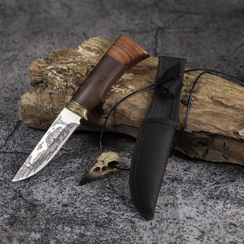 dzq【优选】藏族手工刀老式 藏族蒙古小刀吃肉手把肉用刀锻打锋利带