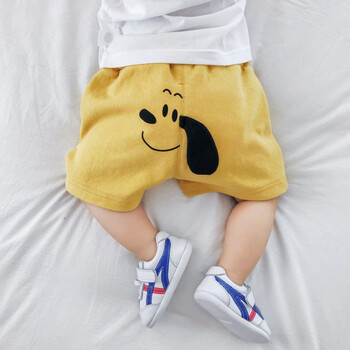 花音畔婴儿开裆短裤男女宝宝新生儿春秋单裤薄款春秋夏季幼儿裤子大pp