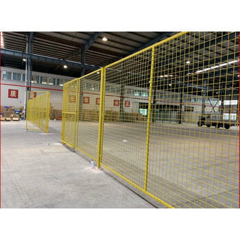 车间隔离网义乌隔断围栏网快递分拣移动隔断工厂仓库铁丝网护栏网 1.