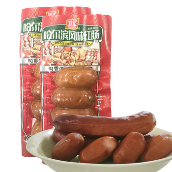 双汇(shuanghui)双汇火腿肠哈尔滨风味红肠100g袋装即食美味凉拌下酒