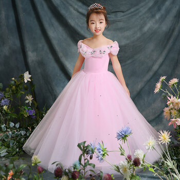 小孩子穿的爱莎公主裙安娜公主裙白雪公主裙贝儿公主裙灰姑娘连衣裙