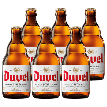 duvel督威比利時進口精釀啤酒督威啤酒瓶裝330ml6瓶裝