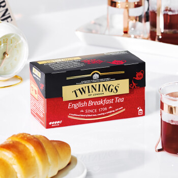 川宁红茶 英式早餐波兰进口其他红茶25袋*2g袋泡茶办公奶茶原料茶叶