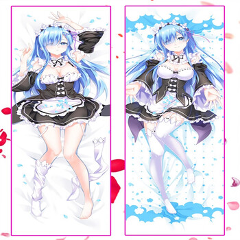 抱枕穹妹真白狂三原神蕾姆纱雾二次元周边长定制diy 蕾姆拉姆21 22