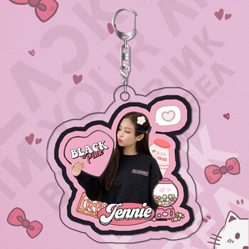 blackpink周边钥匙扣roselisajisoojennie应援钥匙扣女可爱小礼物
