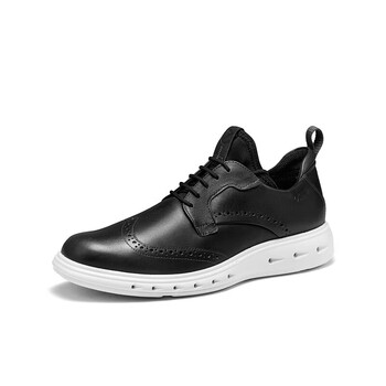 爱步(ecco)男士皮鞋正装商务皮鞋德比鞋 混动720 524764 磁石灰