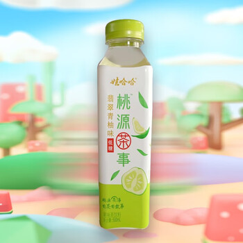 娃哈哈桃源茶事低糖果味茶饮料500ml*15瓶多口味可选整箱 翡翠青柚味