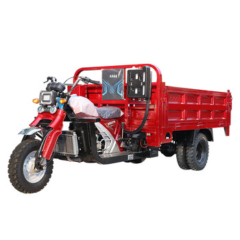 憨果熊汽油三轮摩托车燃油宗申五轮自卸摩托车农用货运载重王整车可