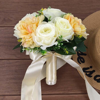 手捧花领证结婚领证手捧花韩式新娘婚礼仿真玫瑰清新森系结婚摄影道具