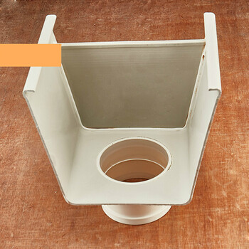 pvc水槽天沟雨水槽排水槽种植槽落水屋檐沟雨水槽滴水槽不含运费攸竹