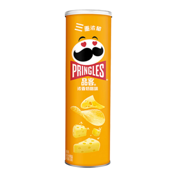 品客（Pringles）薯片濃香奶酪味110g 休閑零食膨化食品