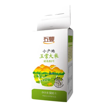 五丰华润五丰稻花香2号500g五常大米1斤尝鲜装真空包装