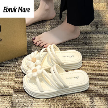 ebrukmare森马同品拖鞋女外穿夏季法式高级感2024年新款度假沙滩凉