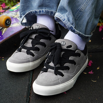 顽刻ollieskate面包鞋系列翻毛皮90s复古bake vulc男女同款专业滑板鞋