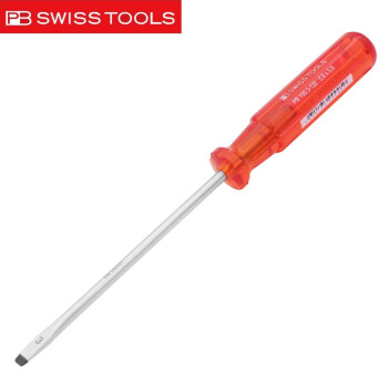 PB SWISSTOOLS进口瑞士一字螺丝刀平行工业级电工精密螺丝刀起子螺丝批100系列  PB 100.3-120 5.5X120mm