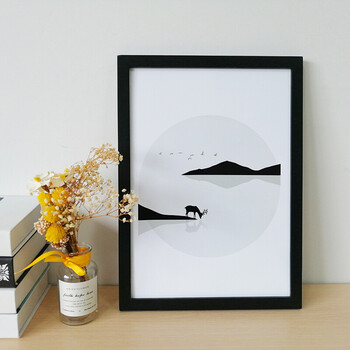 学生素描绘画框4开8开2开16开美术作品框实用装裱实木画框挂墙免打孔