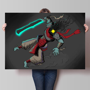 cells超大墙贴纸宿舍卧室寝室壁纸装饰 死亡细胞16 45x30cm(现买现做)