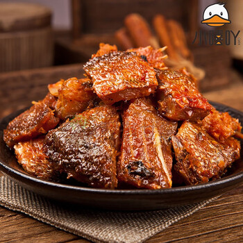 小嘻吖超特辣香辣鱼块鱼排湖南特产卤味熟食休闲零食小吃108g2袋108g