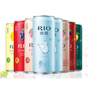 Rio锐澳鸡尾酒预调酒微醺鸡尾酒330ml 8罐口味随机发不接受指定 图片价格品牌报价 京东