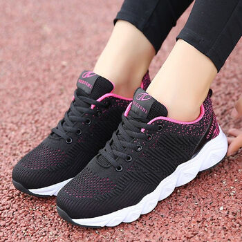 时尚新款鞋靴中年妈妈春天穿的波鞋妇女士春款旅行鞋运动鞋女40中老年