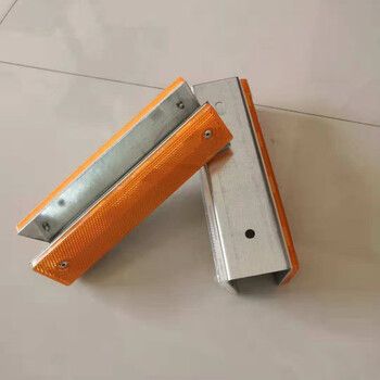 矩形轮廓标长方形反光轮廓标高速公路附着式反光标防撞警示标道钉 铁