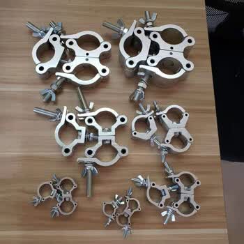 智脉铝合金扣件十字万向扣件脚手架钢管卡扣旋转铝合金扣件圆管固定扣