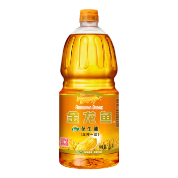 金龍魚食用油 壓榨一級(jí)特香花生油1.8L