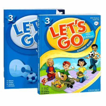 牛津少儿英语 Let's go第四版 3级别牛津英语letsgo教材6-12岁小学英语教材牛津英 [平装]