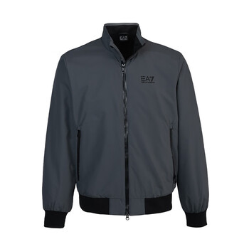 阿玛尼(armani)男装ea7外套男士奢侈品立领秋冬夹克外套11059 灰色 m