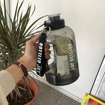 同款好玩丨ins肯豆大容量水杯运动健身水壶户外便携太空杯冷水壶健身