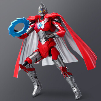 锦江 机动奥特曼玩具授权之奥特战甲 多关节可动带披风手办模型男孩