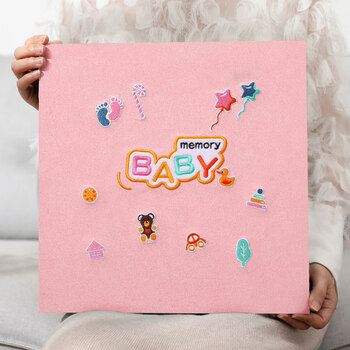 萌之瑶   相册本影集diy宝宝成长记录家庭版手工大容量拍立儿童纪念册