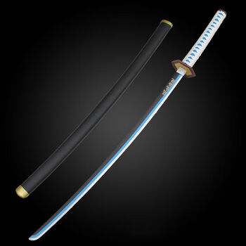 鬼灭之刃周边日轮刀我妻善逸灶门炭治郎富冈义勇蝴蝶忍金属未开刃富冈