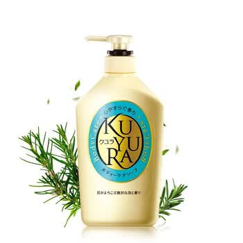 资生堂可悠然(kuyura)美肌沐浴露 (恬静清香)550ml*9 (日本原装进口