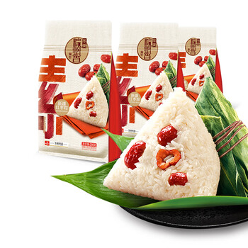 【浓情端午】华美新疆红枣粽子200g真空包装速食散装粽正宗嘉兴特产
