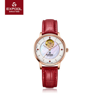 优保路(expool)瑞士expool优保路手表唯悦系列 18k玫瑰金天鹅女士腕表